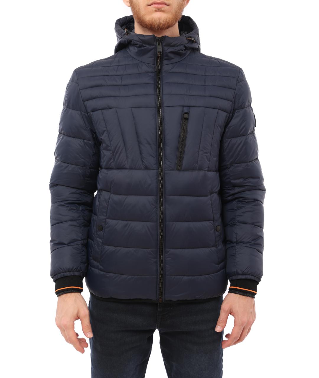 HUGO BOSS Темно-синяя полиамидовая куртка, фото 8