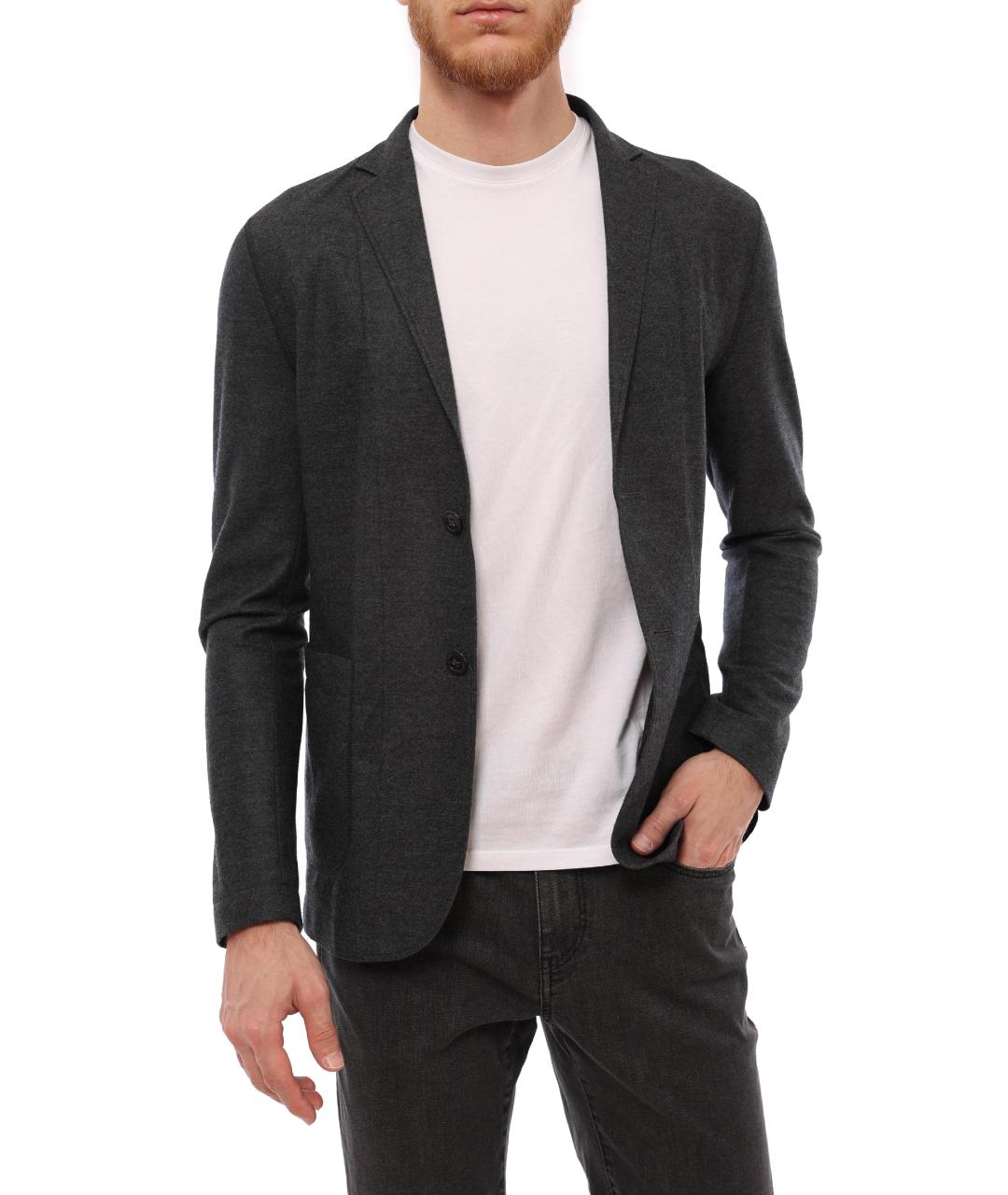 EMPORIO ARMANI Серый пиджак, фото 3