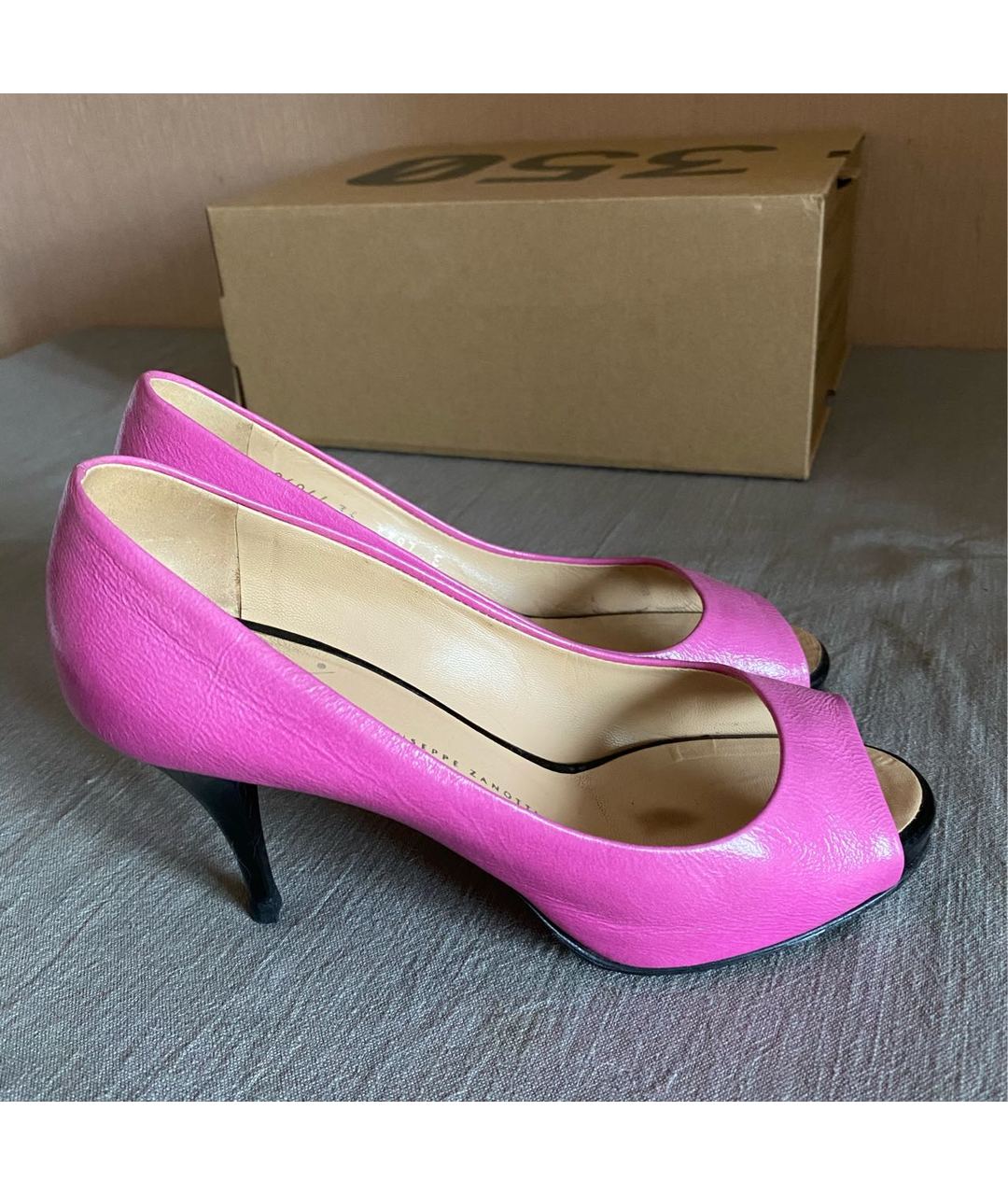 GIUSEPPE ZANOTTI DESIGN Розовые кожаные туфли, фото 5