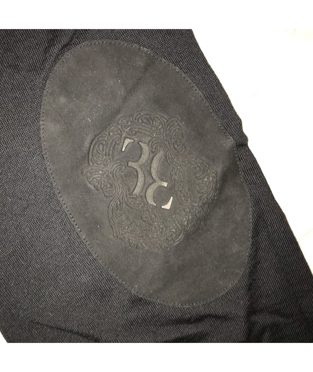 BILLIONAIRE Черное шерстяное поло с длинным рукавом, фото 5