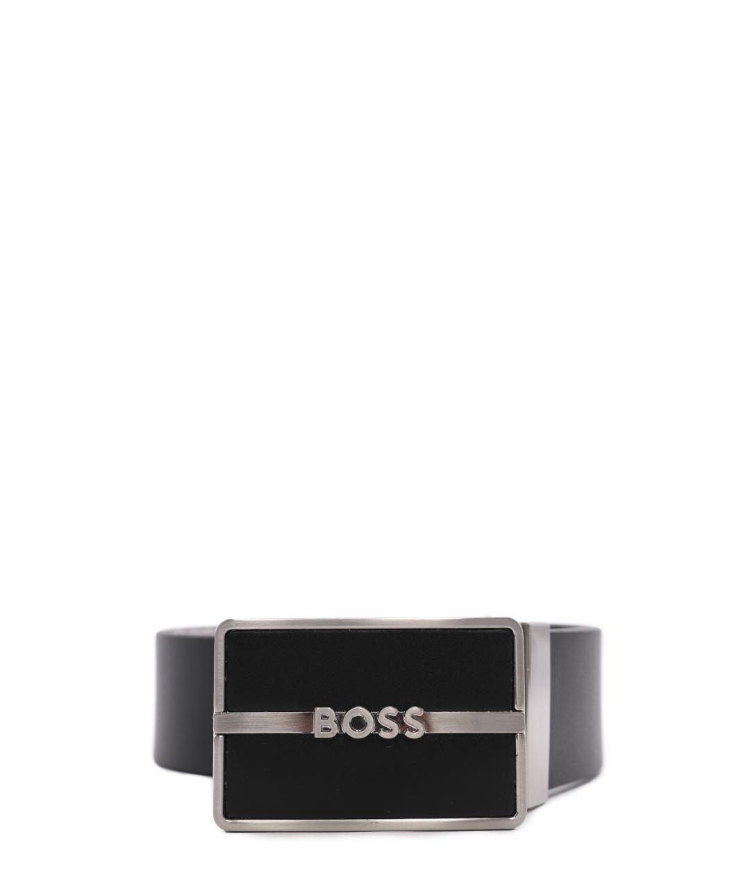 HUGO BOSS Черный ремень, фото 3