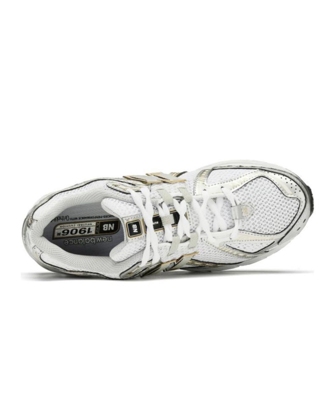 NEW BALANCE Белые текстильные кроссовки, фото 3