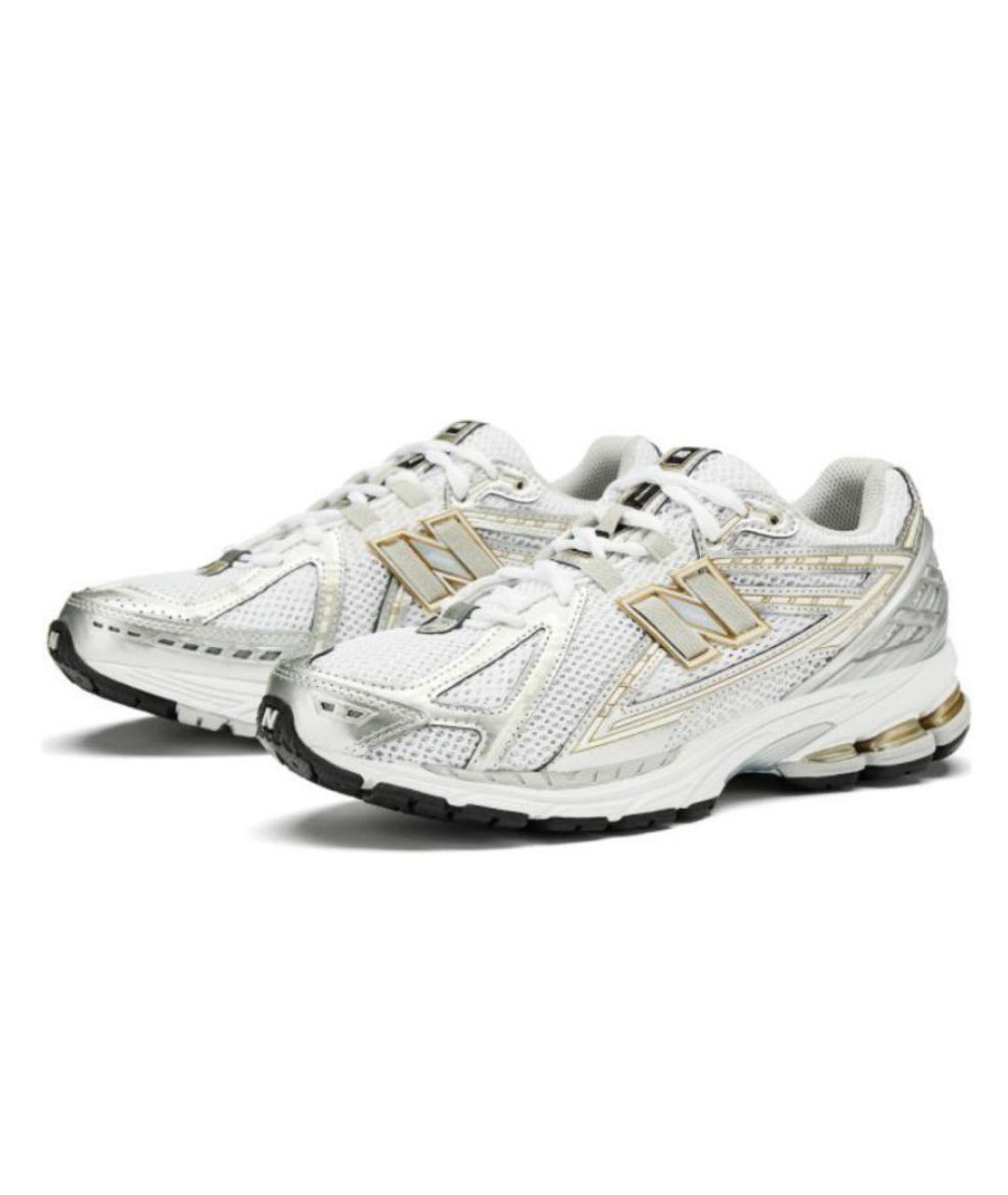 NEW BALANCE Белые текстильные кроссовки, фото 2