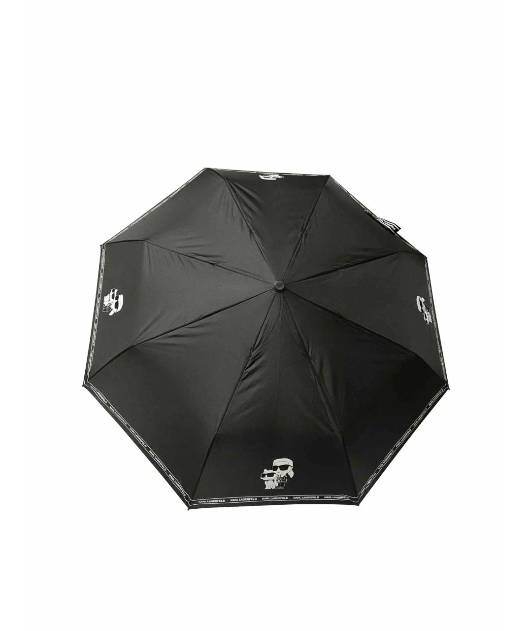 KARL LAGERFELD Черный зонт, фото 1