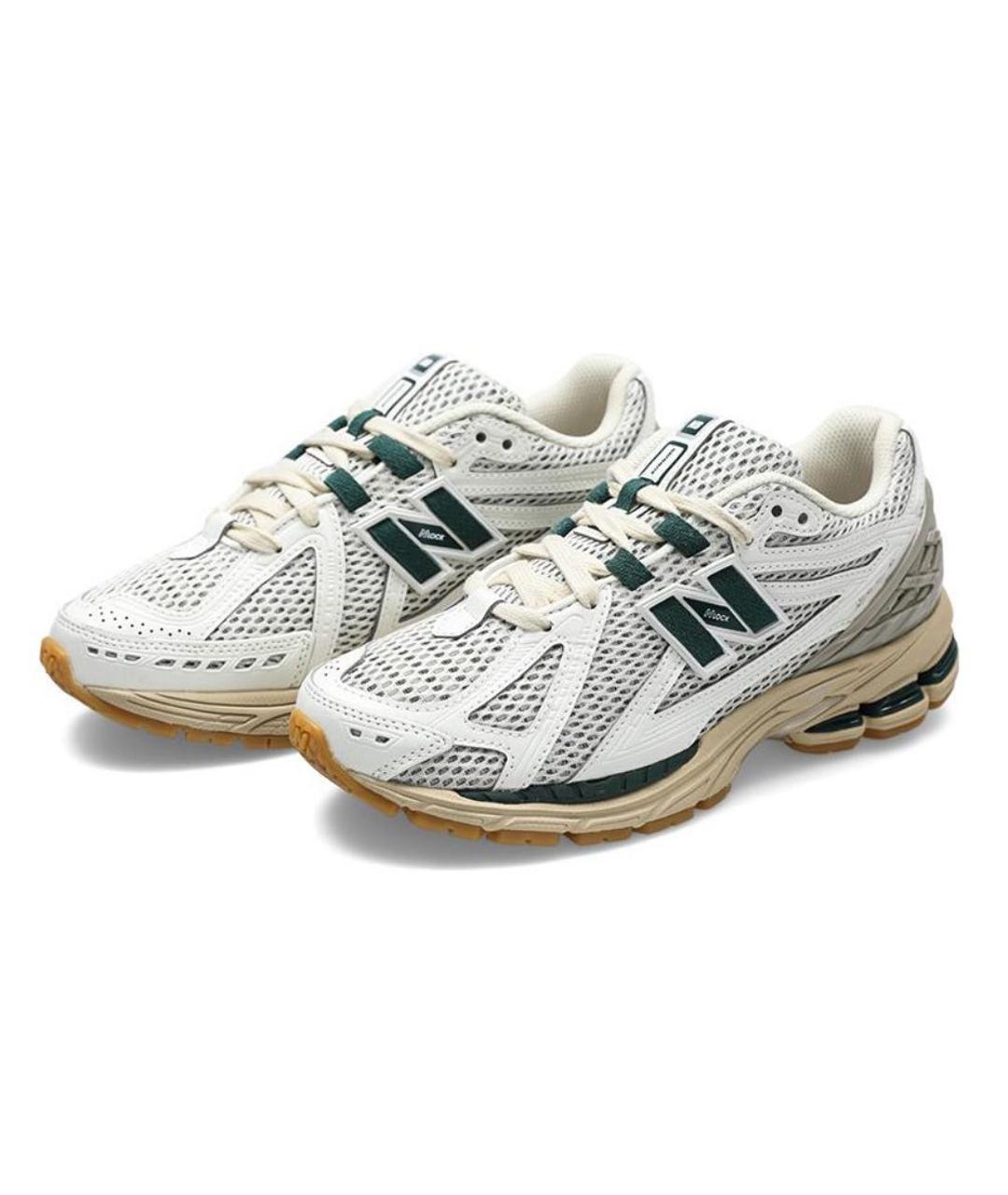 NEW BALANCE Белые текстильные кроссовки, фото 2