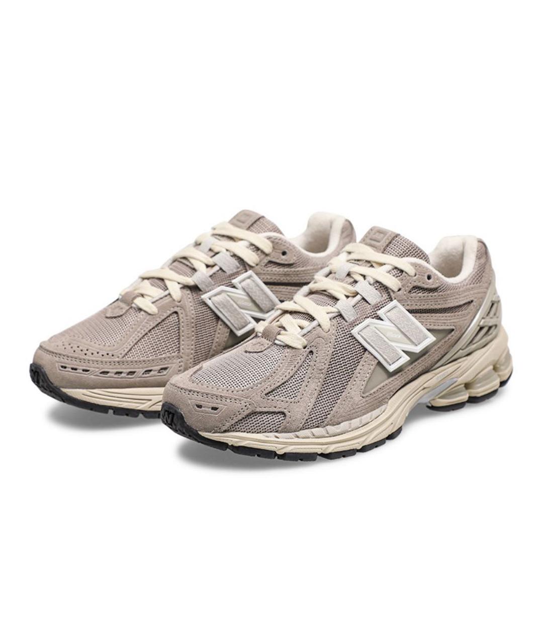 NEW BALANCE Бежевые замшевые кроссовки, фото 2