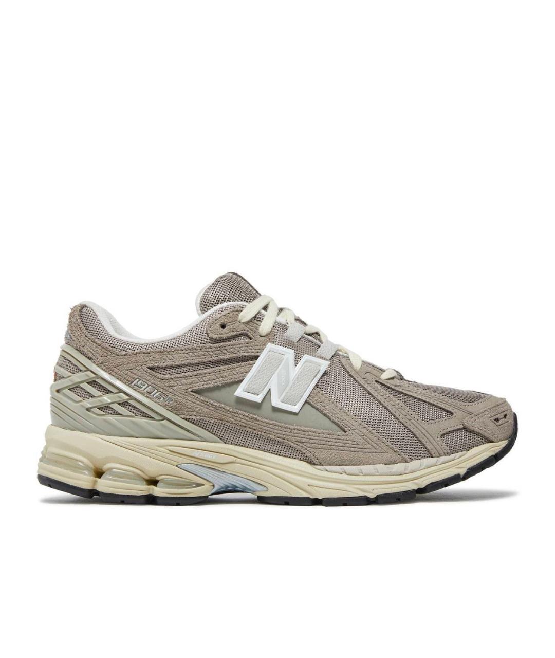 NEW BALANCE Бежевые замшевые кроссовки, фото 1