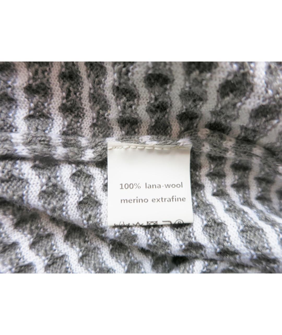 KANGRA Серый шерстяной джемпер / свитер, фото 6