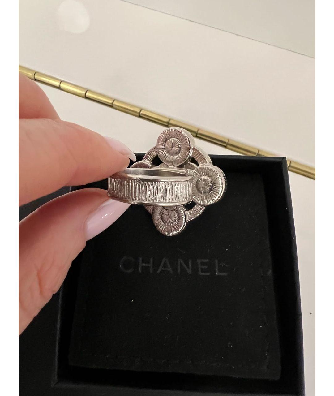 CHANEL Серебряное металлическое кольцо, фото 3