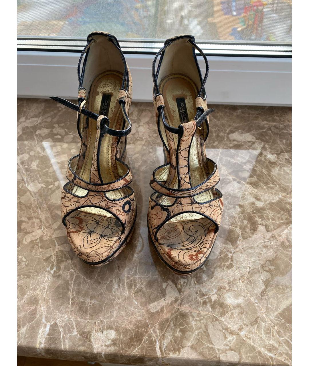 DOLCE&GABBANA Мульти босоножки, фото 2
