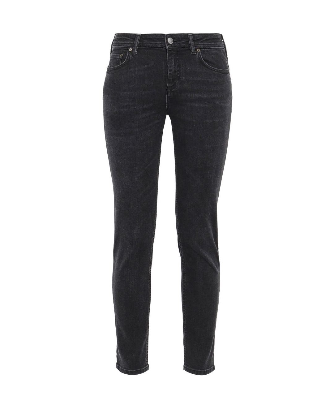 ACNE STUDIOS Черные хлопковые джинсы слим, фото 1