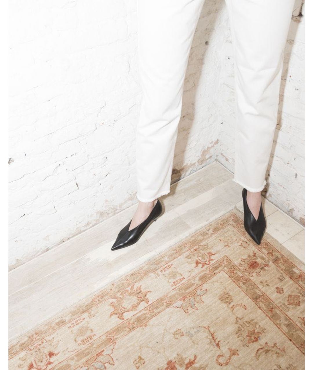 CELINE PRE-OWNED Белые хлопковые джинсы слим, фото 4