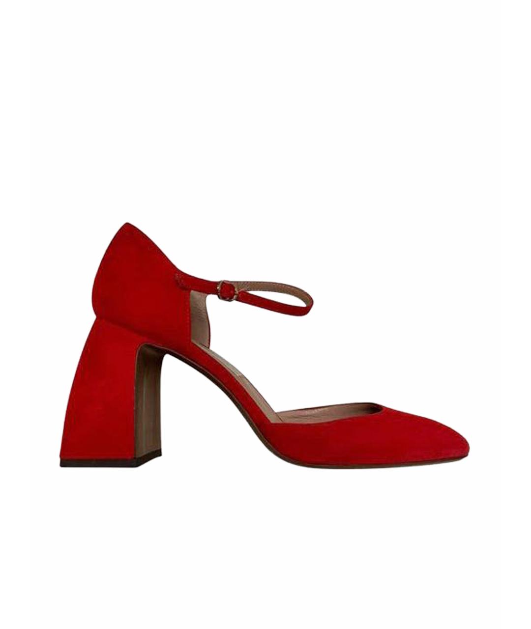 L'AUTRECHOSE Красные замшевые туфли, фото 1