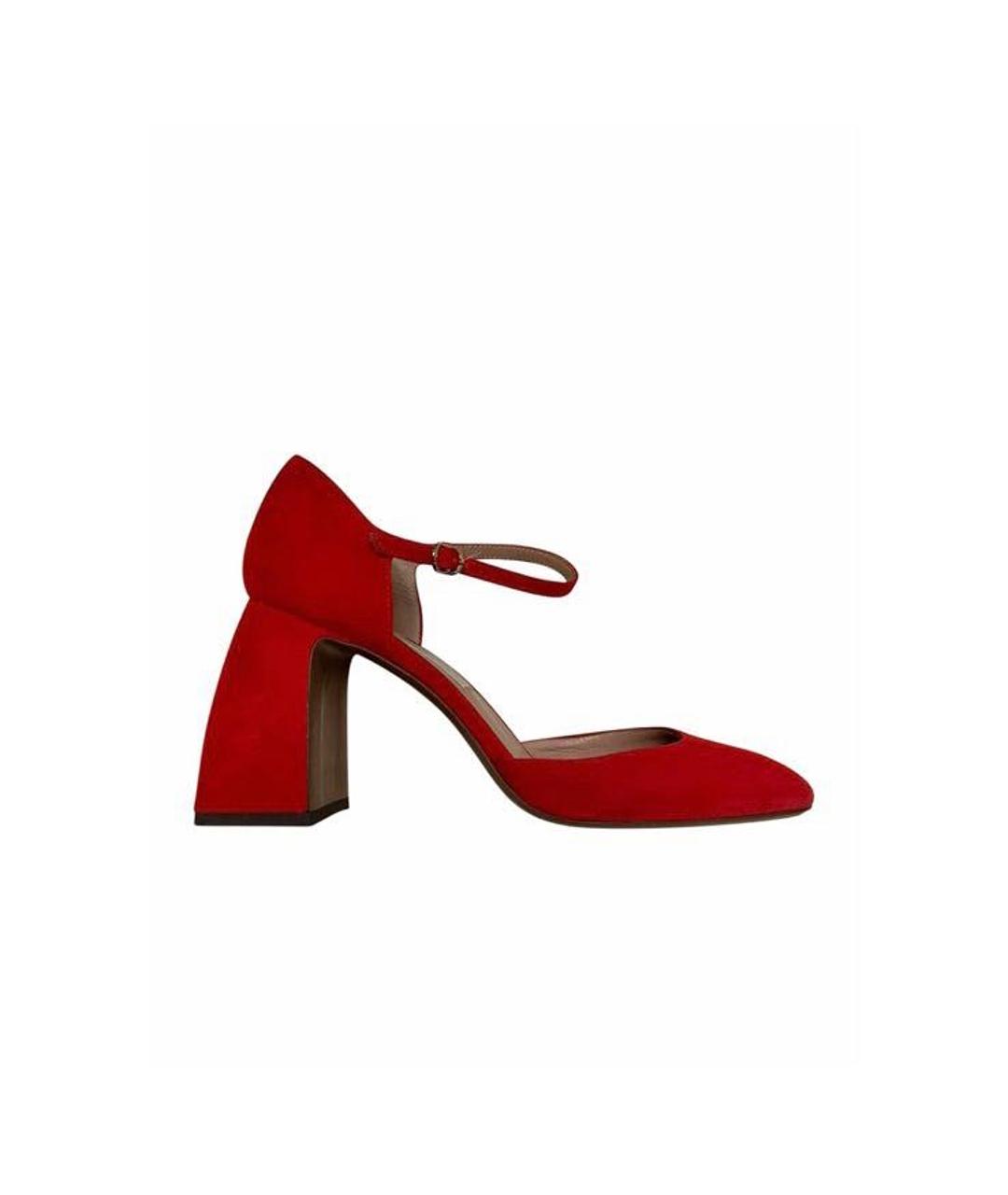 L'AUTRECHOSE Красные замшевые туфли, фото 6