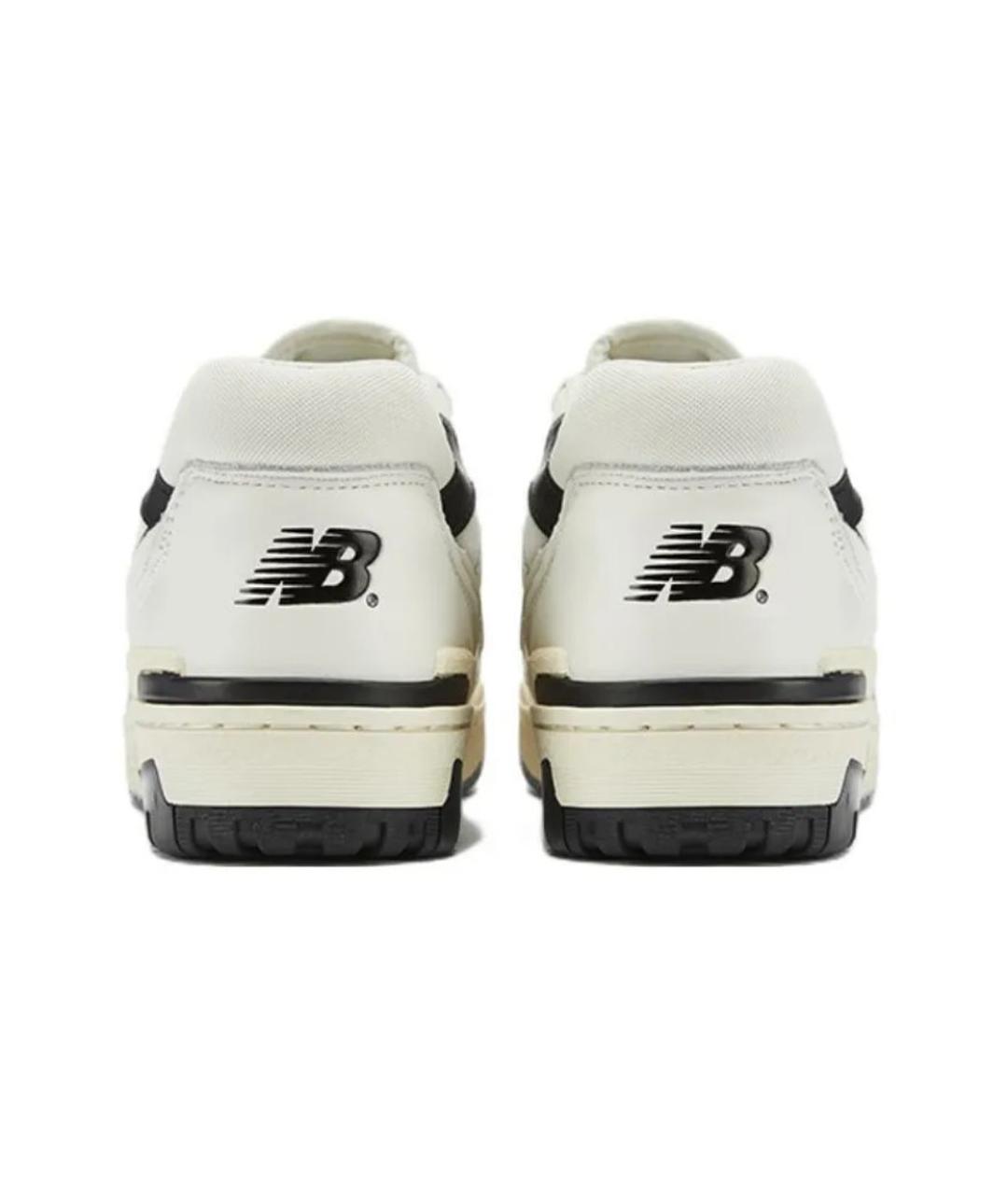 NEW BALANCE Бежевые кожаные низкие кроссовки / кеды, фото 3