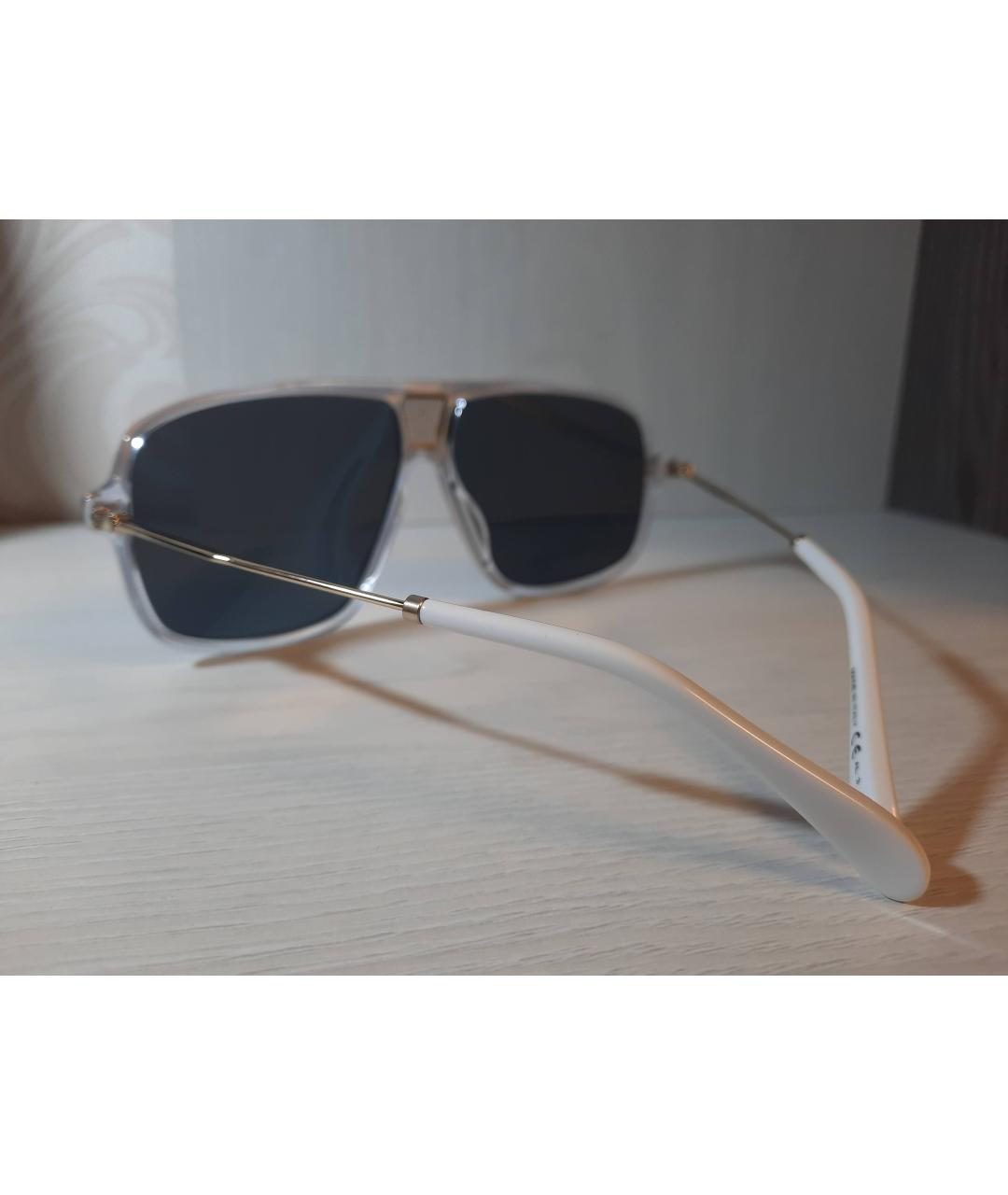 GIVENCHY Белые пластиковые солнцезащитные очки, фото 5