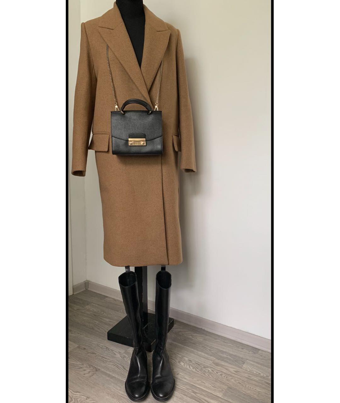 FURLA Черная кожаная сумка через плечо, фото 8