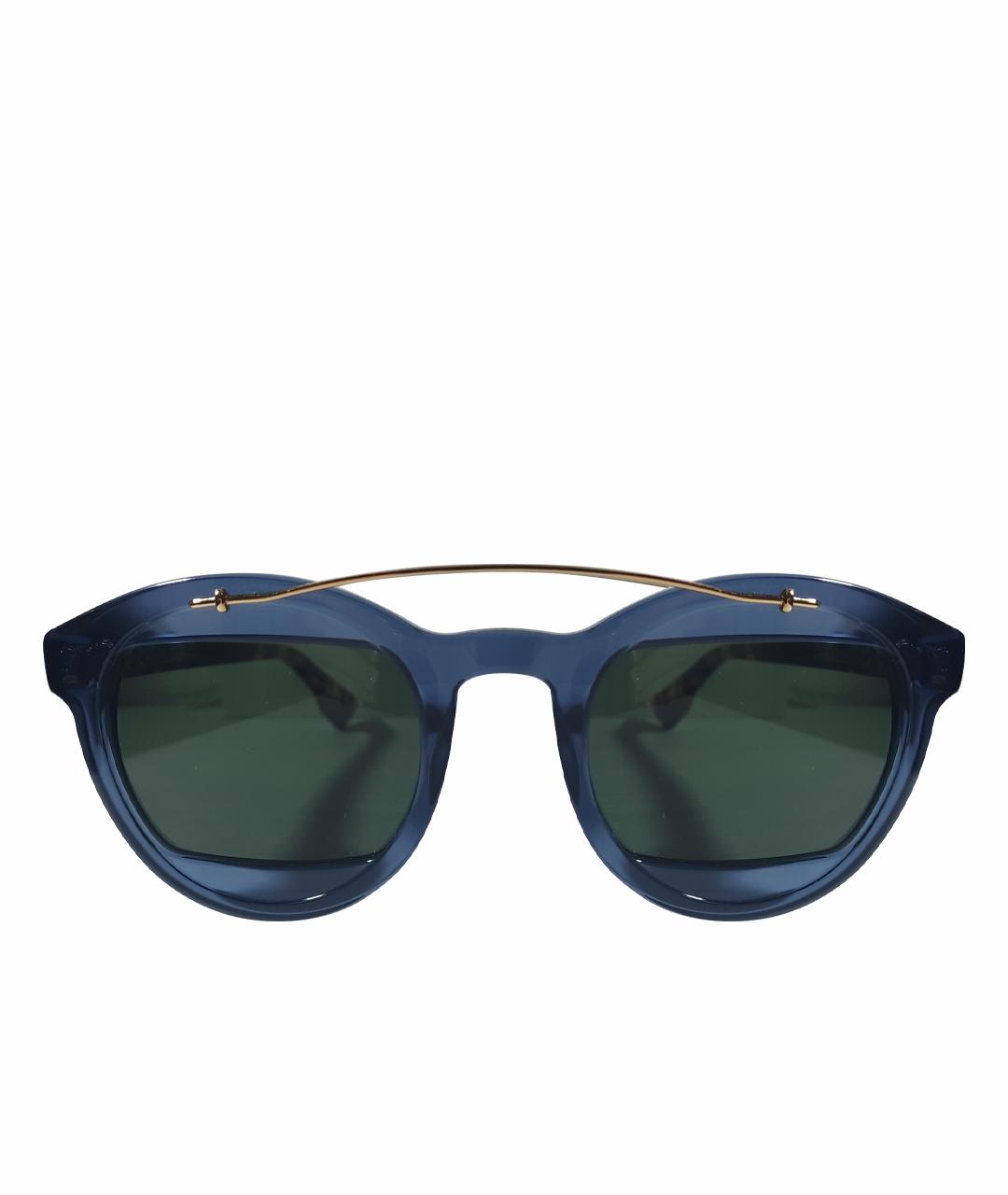 DIOR HOMME Темно-синие пластиковые солнцезащитные очки, фото 1