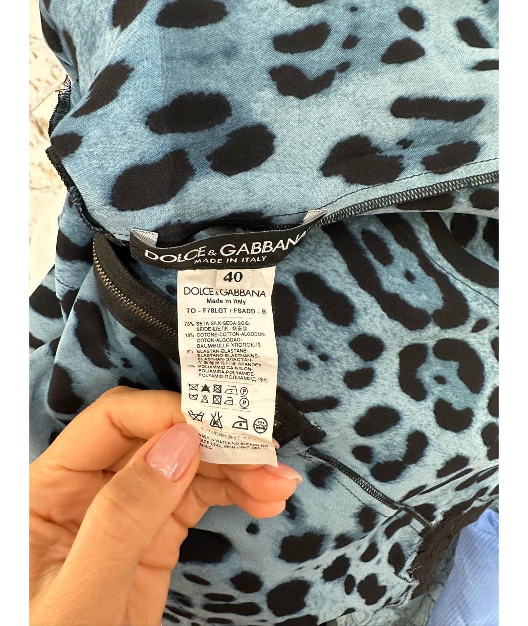 DOLCE&GABBANA Бирюзовая блузы, фото 3