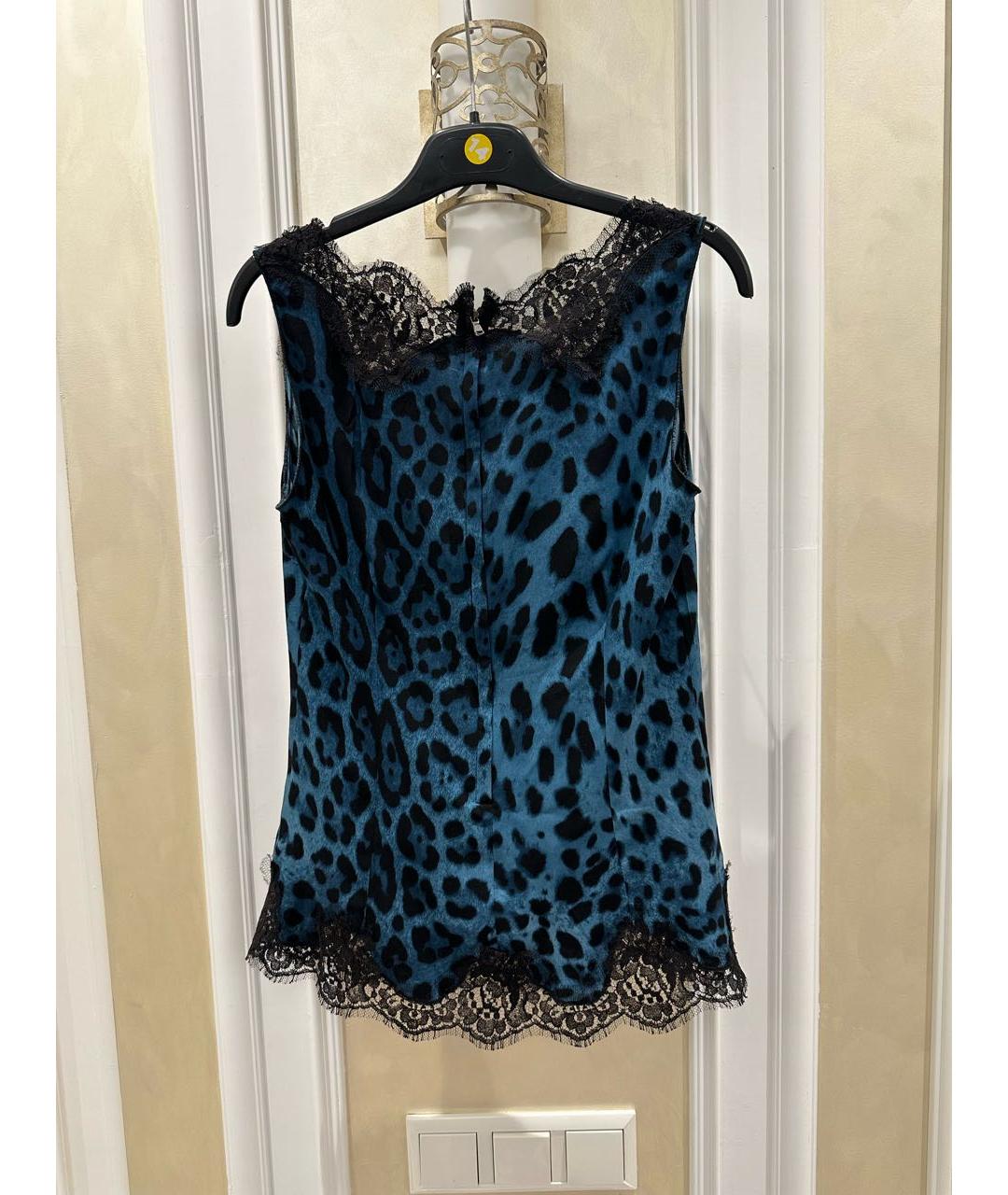 DOLCE&GABBANA Бирюзовая блузы, фото 4