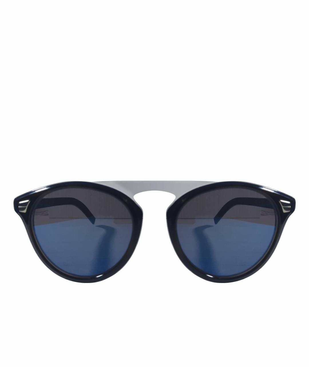DIOR HOMME Синие пластиковые солнцезащитные очки, фото 1