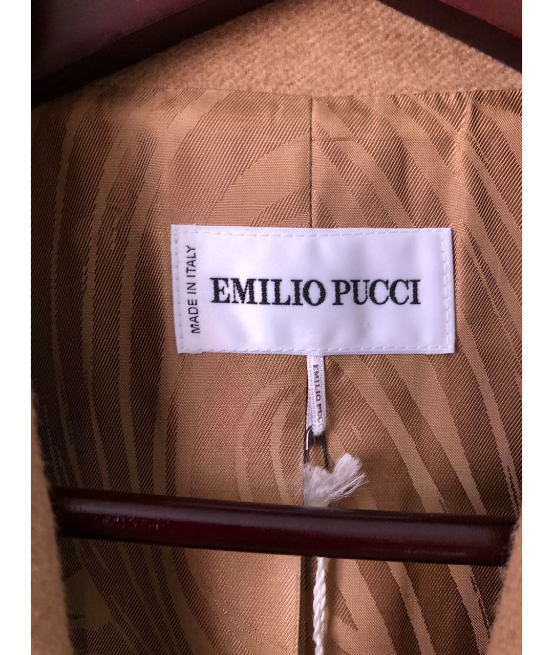 EMILIO PUCCI Бежевое пальто, фото 4