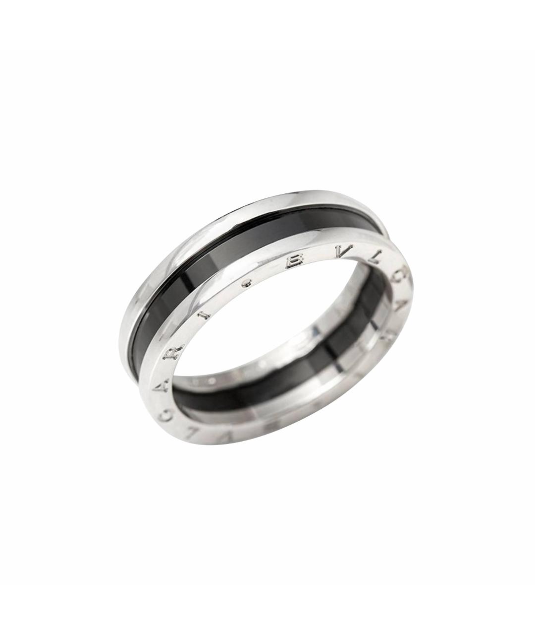 BVLGARI Черное серебряное кольцо, фото 1