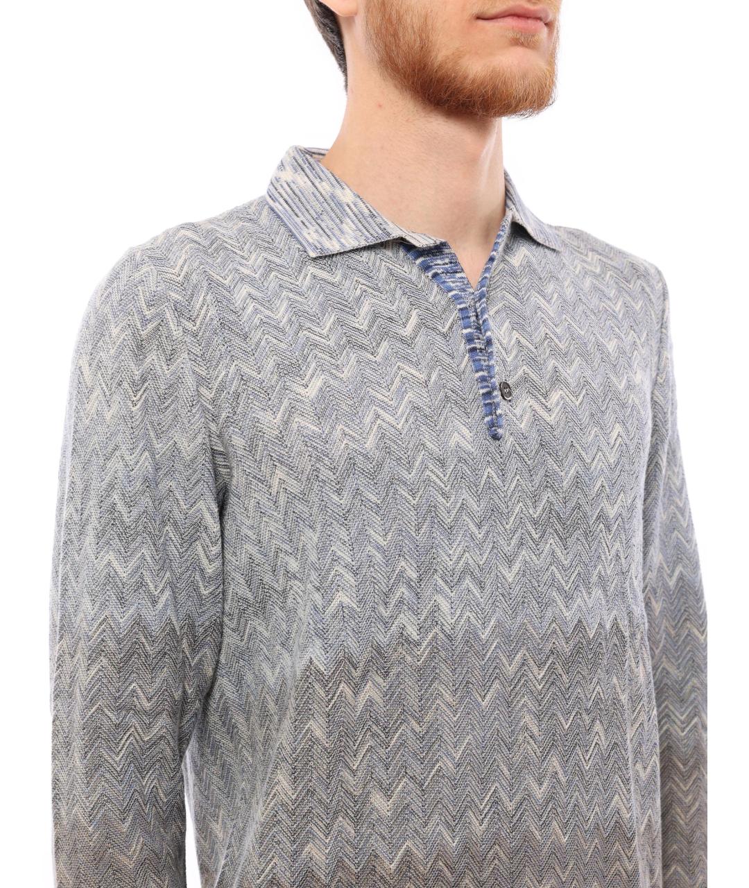 MISSONI Серая хлопковая футболка, фото 4