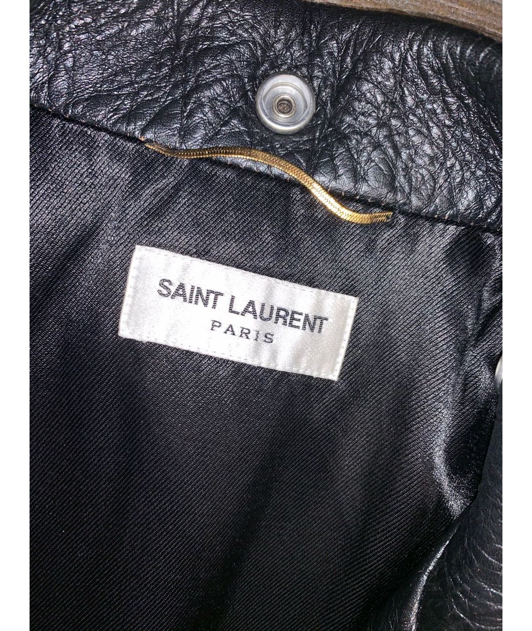 SAINT LAURENT Мульти кожаная куртка, фото 6