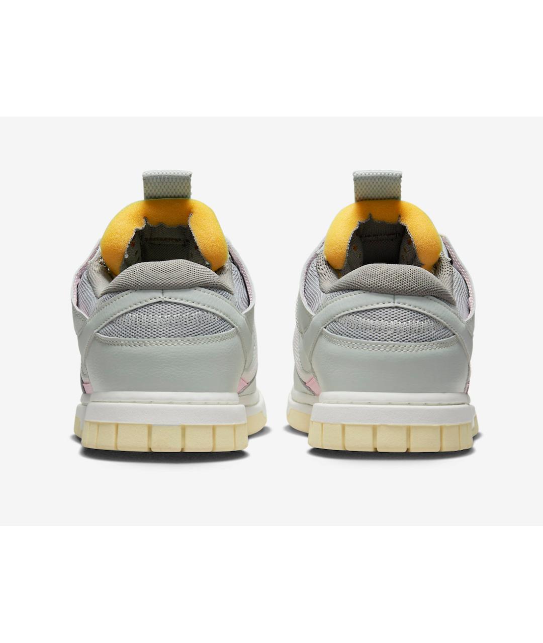 NIKE Серые кожаные низкие кроссовки / кеды, фото 4