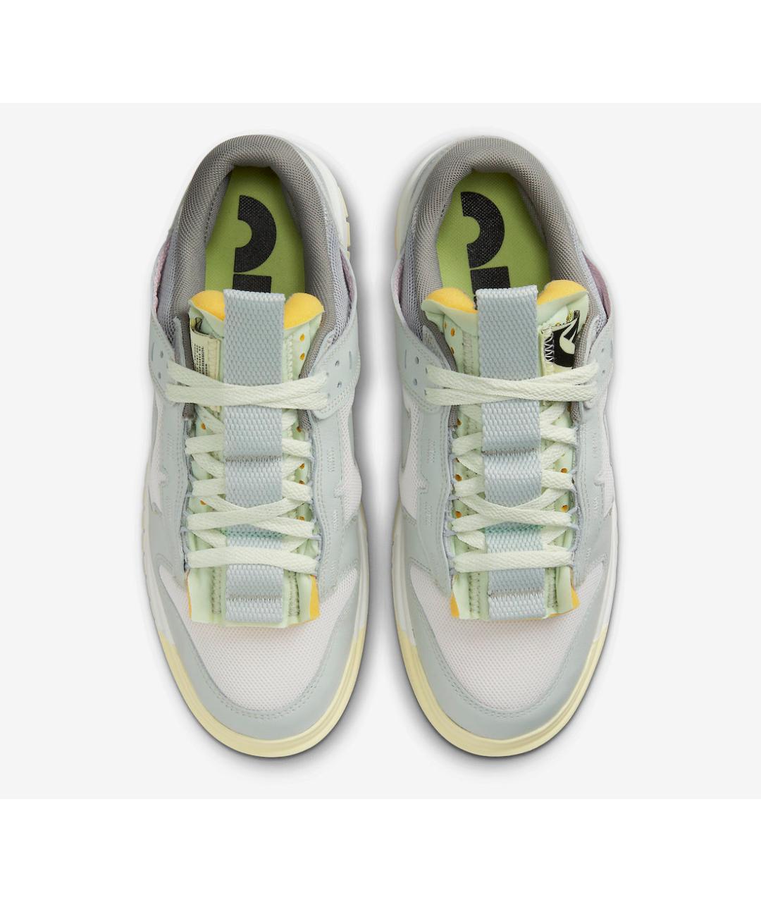 NIKE Серые кожаные низкие кроссовки / кеды, фото 3