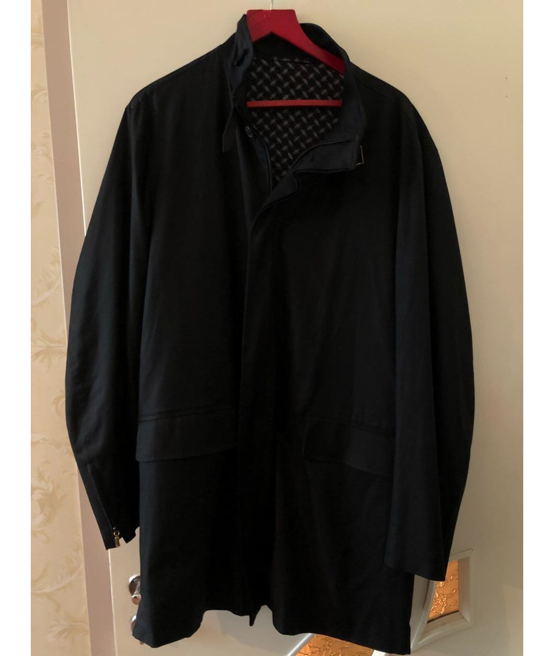 ZILLI Черное кашемировое пальто, фото 9