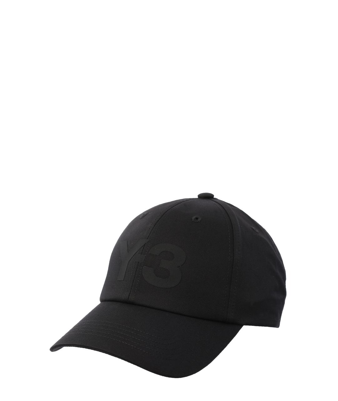Y-3 Черная хлопковая кепка/бейсболка, фото 1