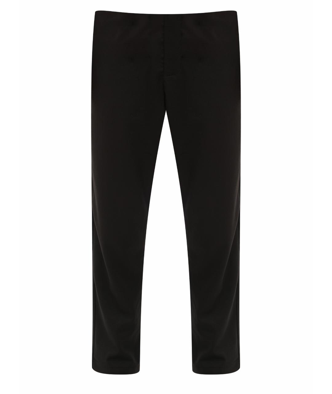 ARMANI EXCHANGE Черные хлопко-эластановые повседневные брюки, фото 1