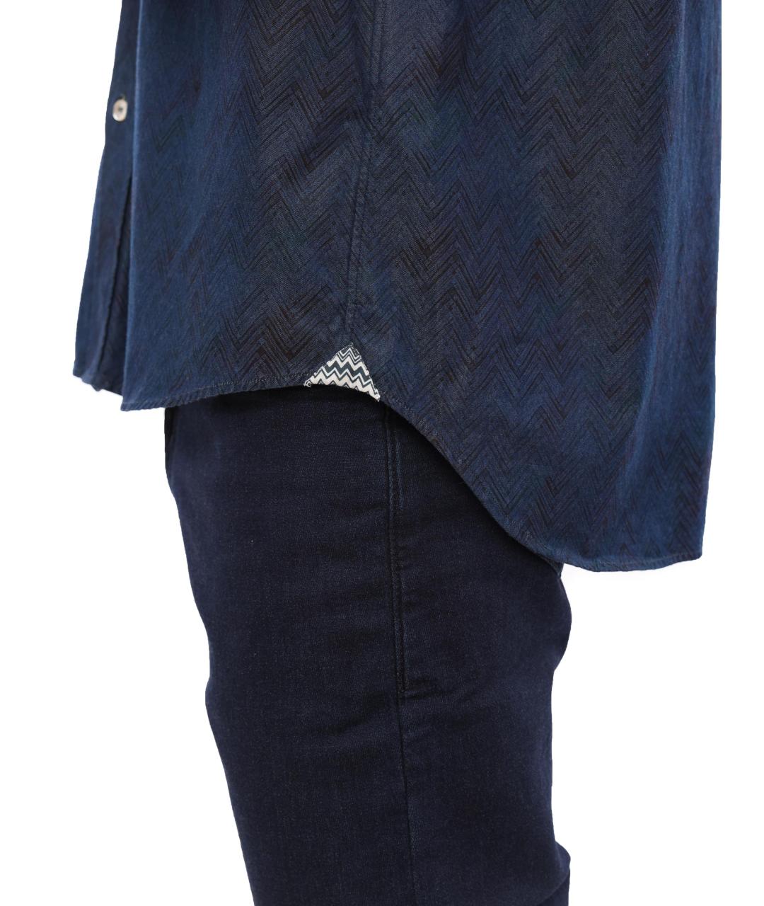 MISSONI Темно-синяя кэжуал рубашка, фото 6