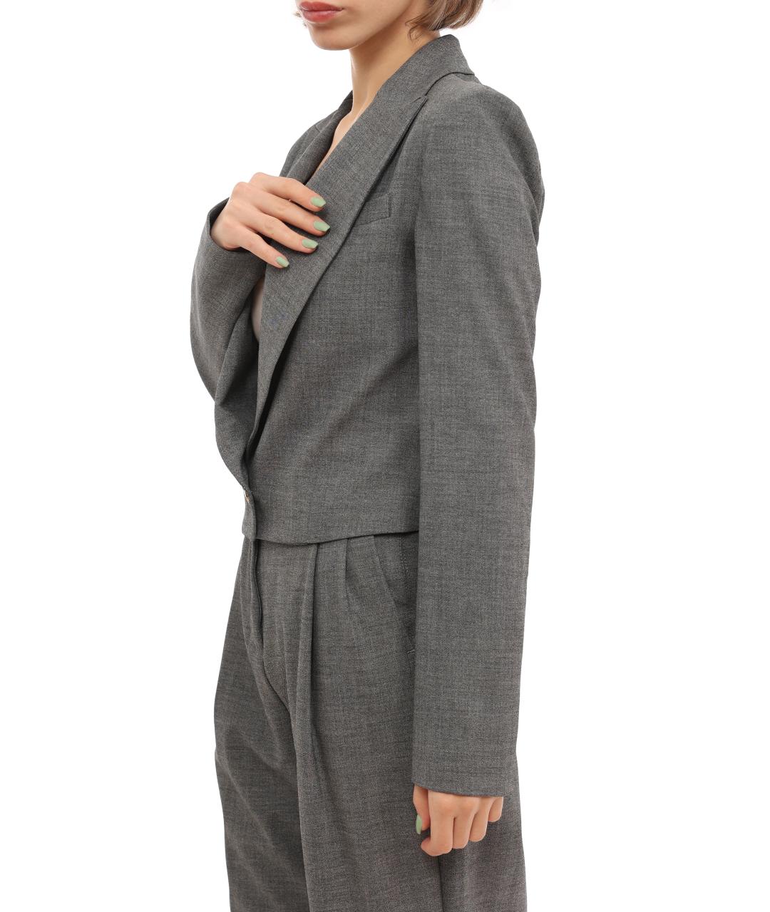 LIU JO Серый жакет/пиджак, фото 3