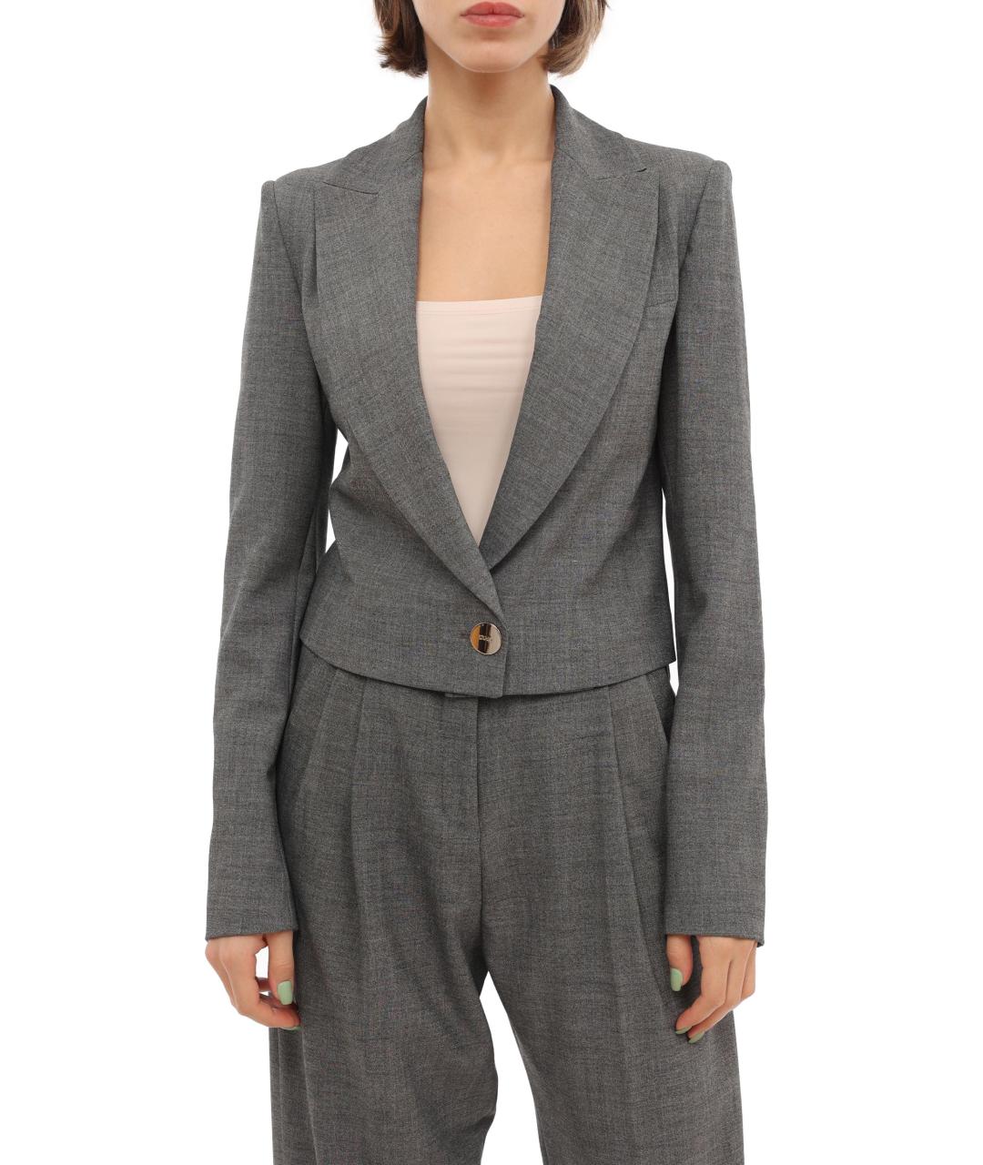 LIU JO Серый жакет/пиджак, фото 8