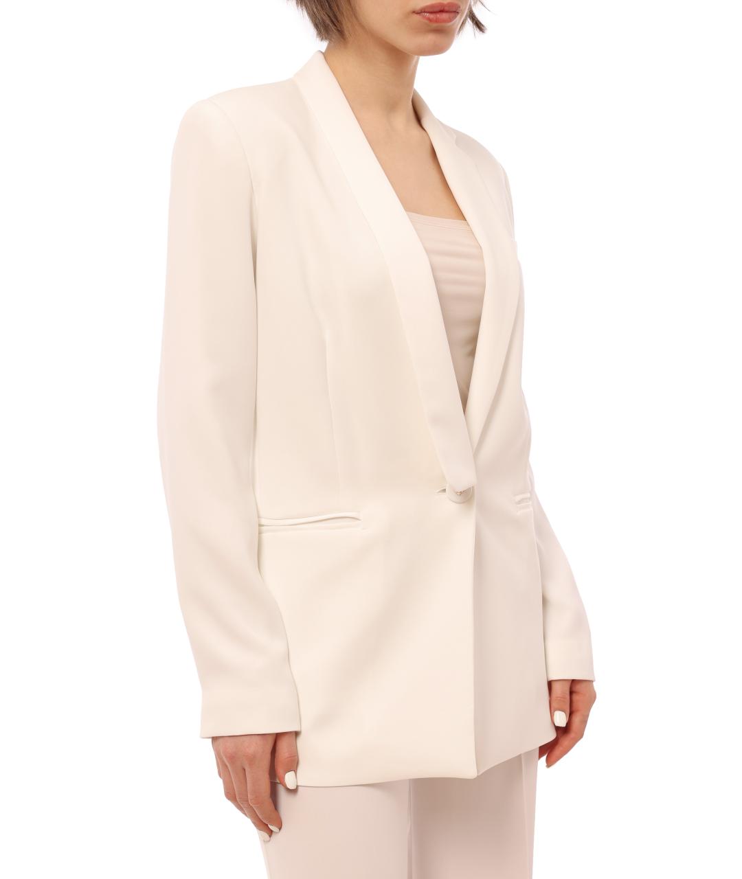 LIU JO Белый полиэстеровый жакет/пиджак, фото 3