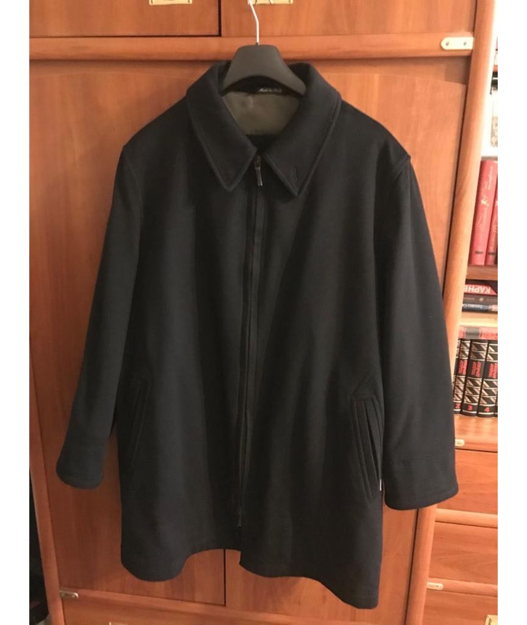 PAL ZILERI Черное кашемировое пальто, фото 9