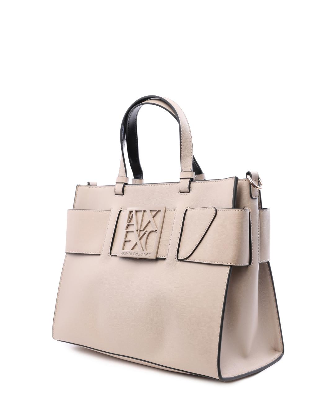 ARMANI EXCHANGE Белая сумка тоут, фото 3