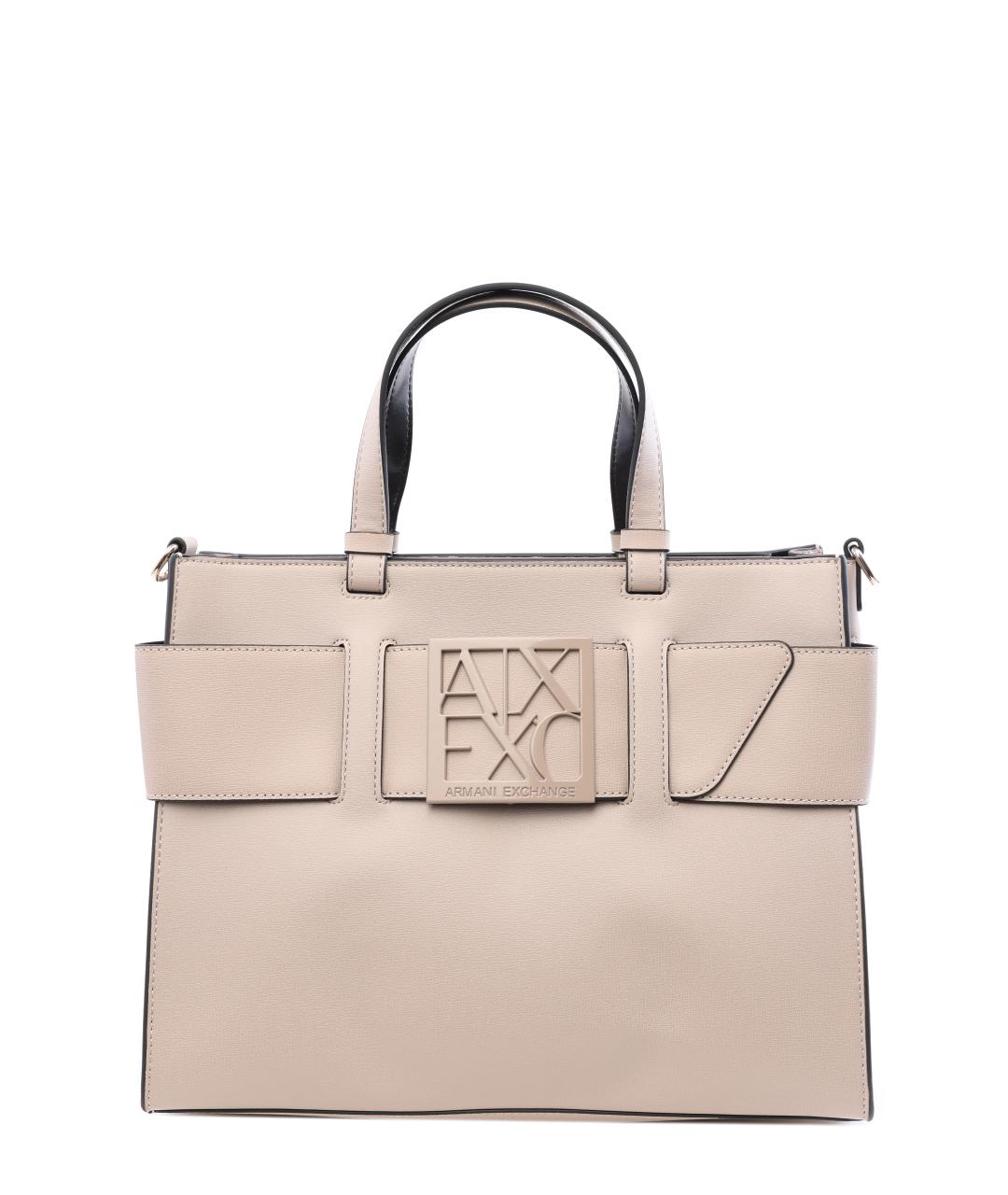 ARMANI EXCHANGE Белая сумка тоут, фото 5