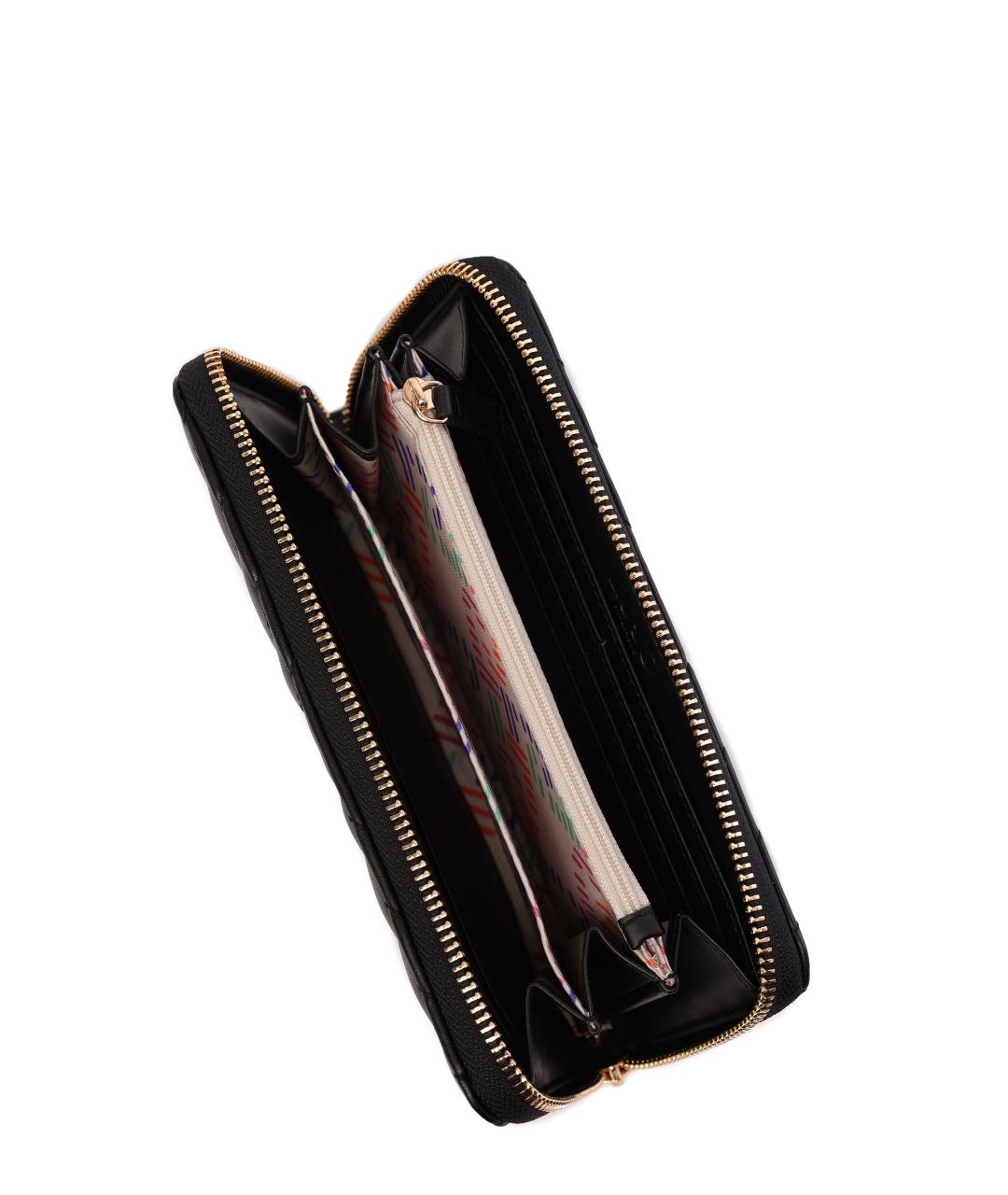 LIU JO Черный полиуретановый кошелек, фото 2