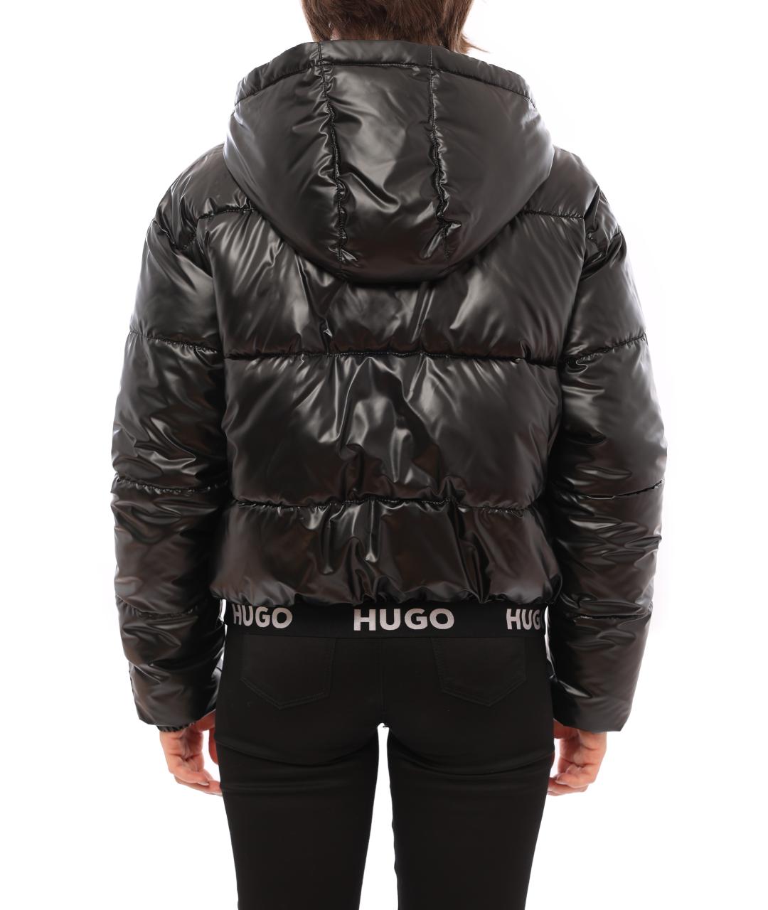 HUGO BOSS Черная полиэстеровая куртка, фото 5