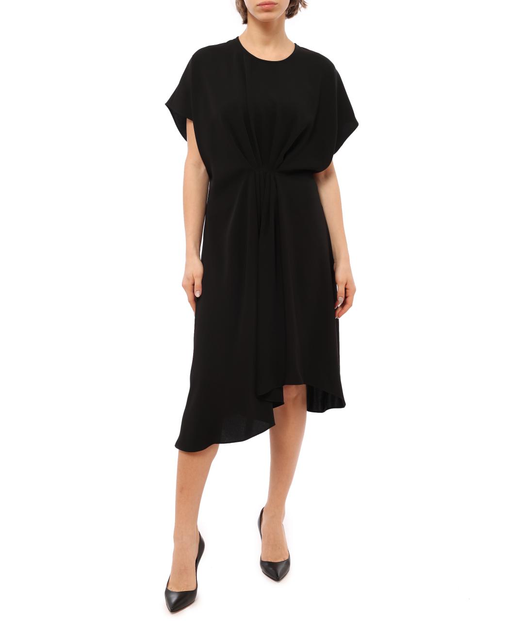 KENZO Черное полиэстеровое повседневное платье, фото 5