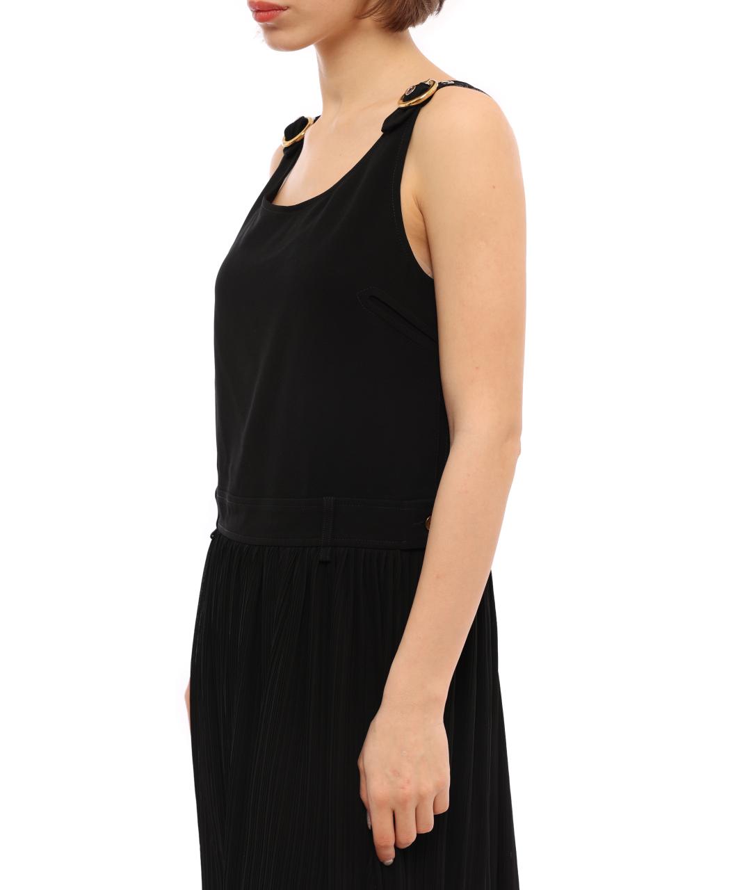 KENZO Черное полиэстеровое повседневное платье, фото 5