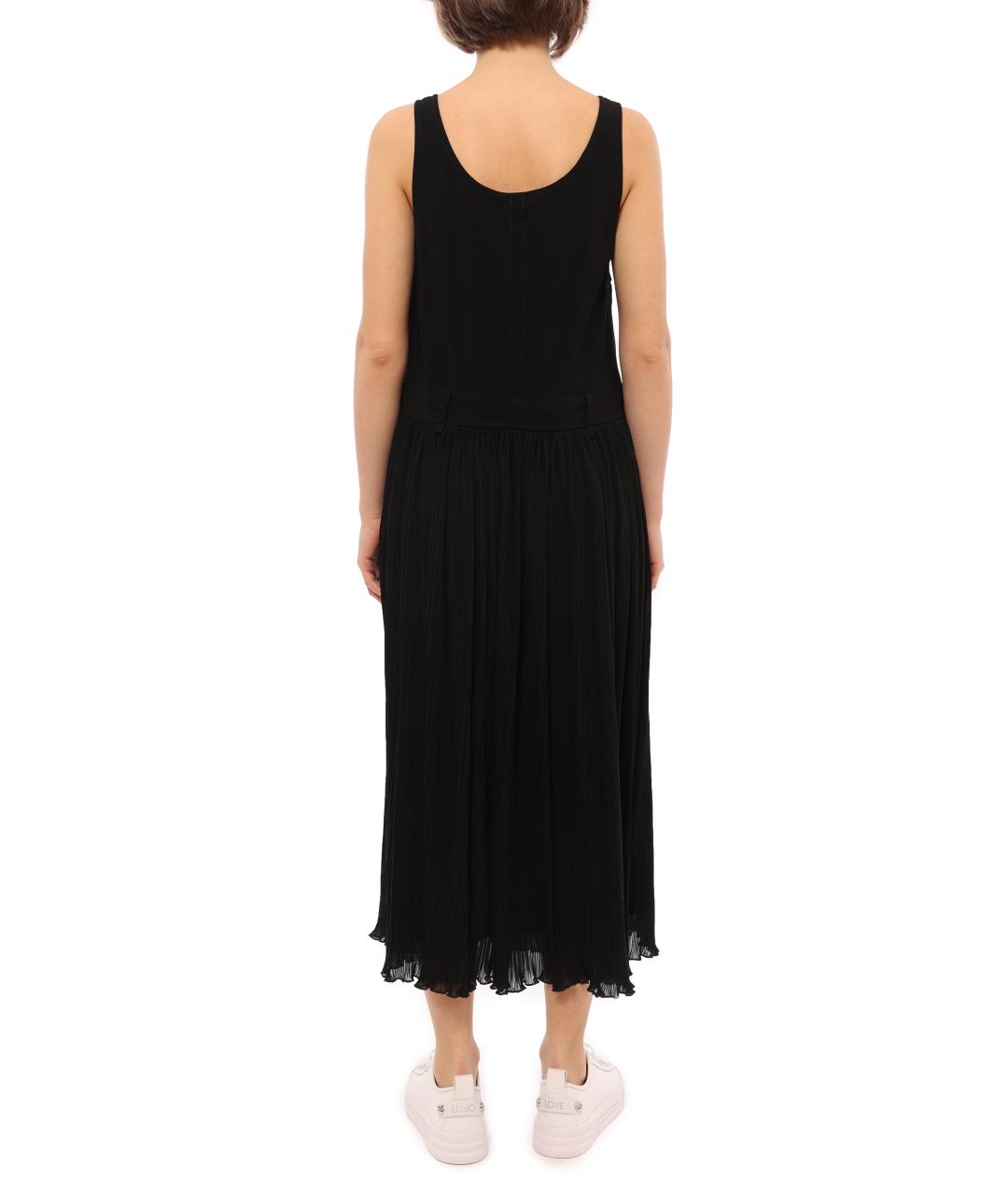 KENZO Черное полиэстеровое повседневное платье, фото 3