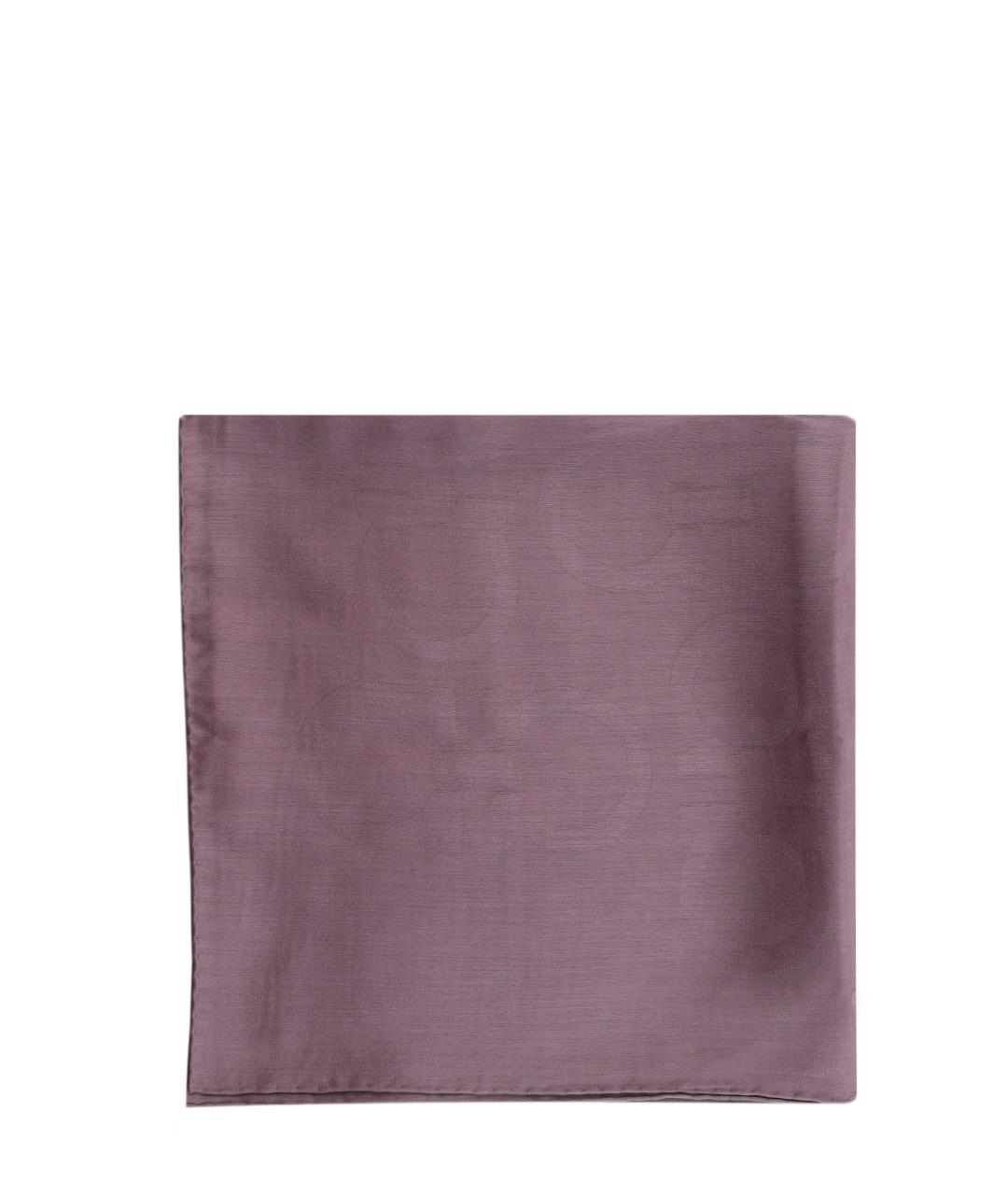 SALVATORE FERRAGAMO Фиолетовый шарф, фото 4