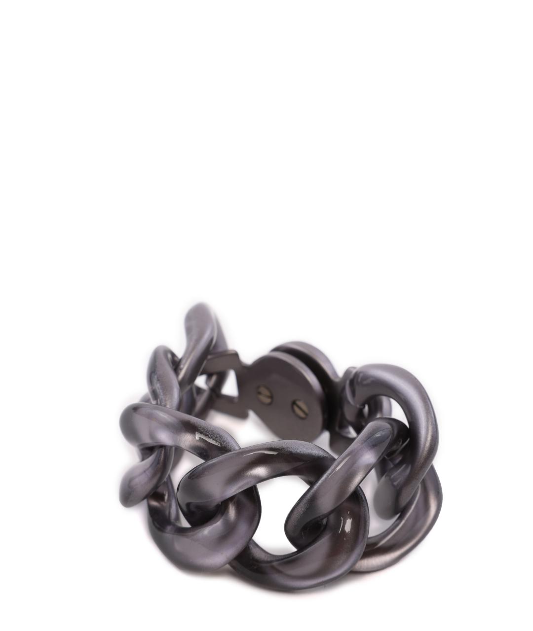 EMPORIO ARMANI Серый металлический браслет, фото 3