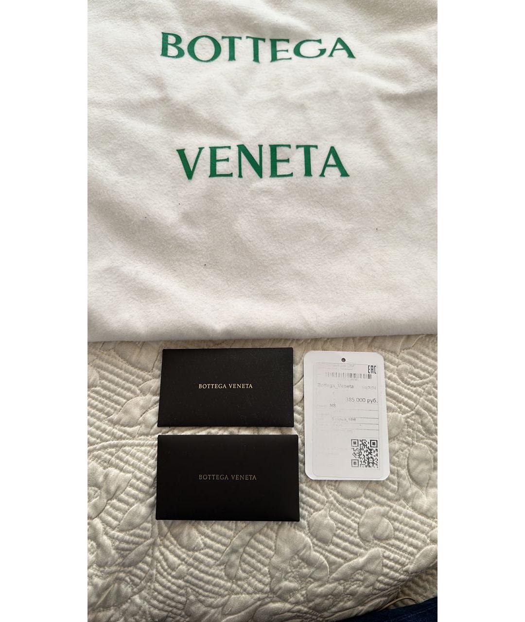 BOTTEGA VENETA Серая кожаная сумка тоут, фото 5