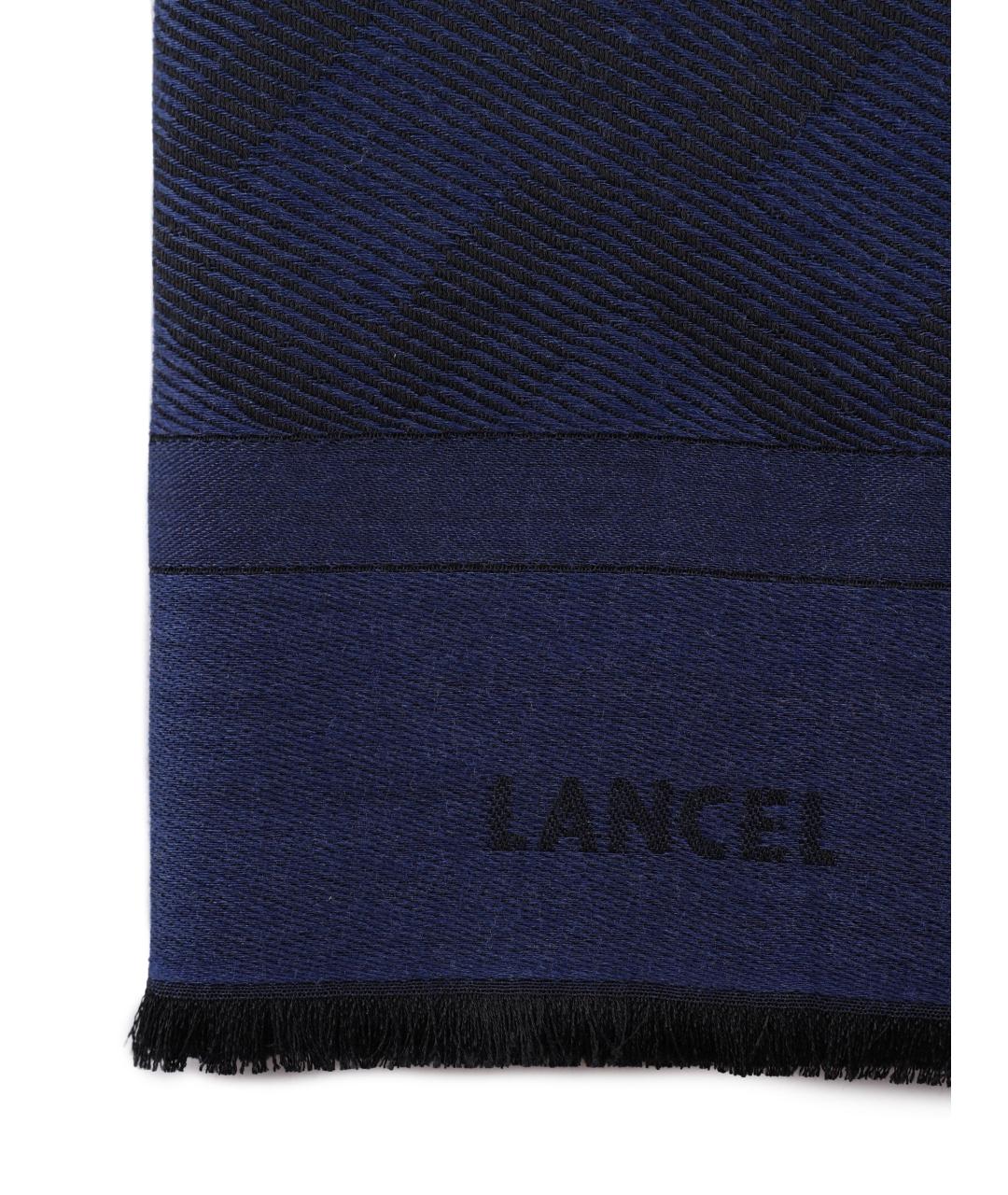 LANCEL Темно-синий шарф, фото 2
